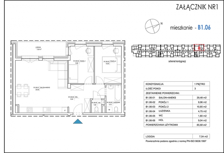 Apartament nr. B1.06